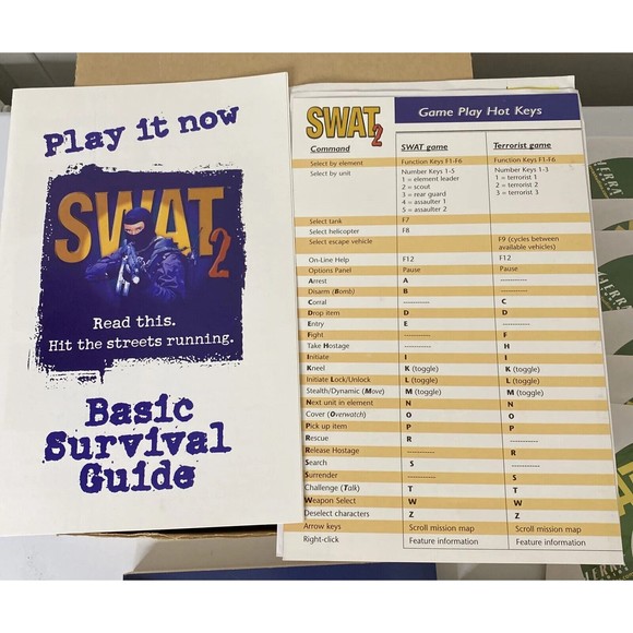 Sierra Collectors Series Police Quest and SWAT2 Computer Game Set Manuals 6 Disc - Picture 8 of 12